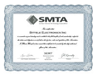 SMTA Certificate